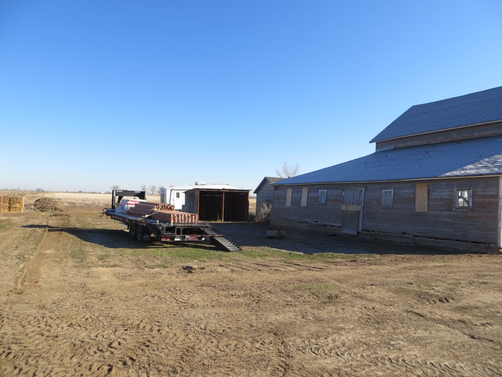 Corral after clean up and fence removal